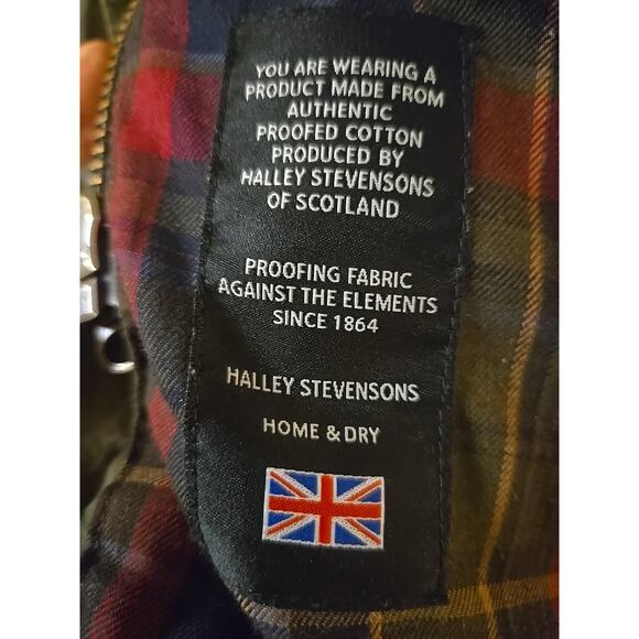 Orvis Waxed Cotton Anorak Rain Jacket Olive Sz M Coat - Picture 6 of 10